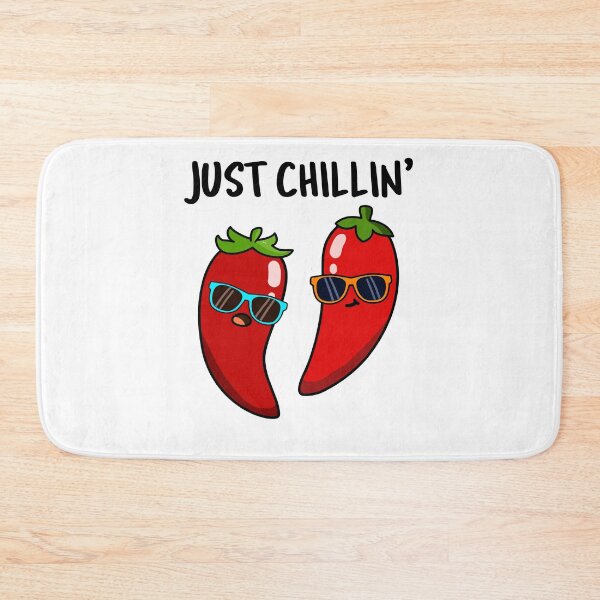 Item preview, Just Chillin Funny Red Hot Chilli Puns  designed and sold by punnybone.