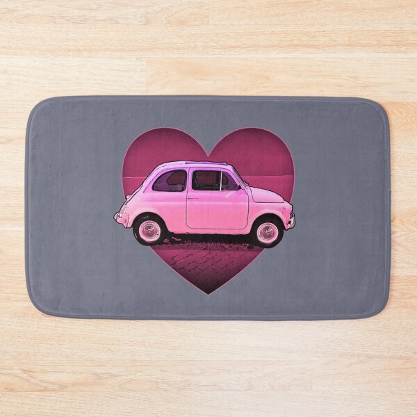 Item preview, Fiat 500 The Neon Pink Fiat 500 Lover designed and sold by Thorntongifts.