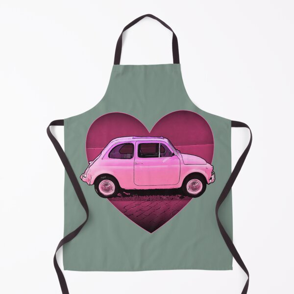 Item preview, Fiat 500 The Neon Pink Fiat 500 Lover designed and sold by Thorntongifts.