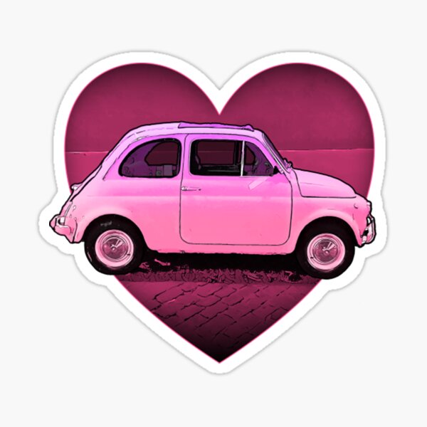 Fiat 500 Stickers for Sale