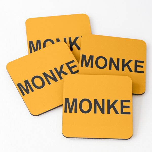 Item preview, Monke Black text designed and sold by Qestro.