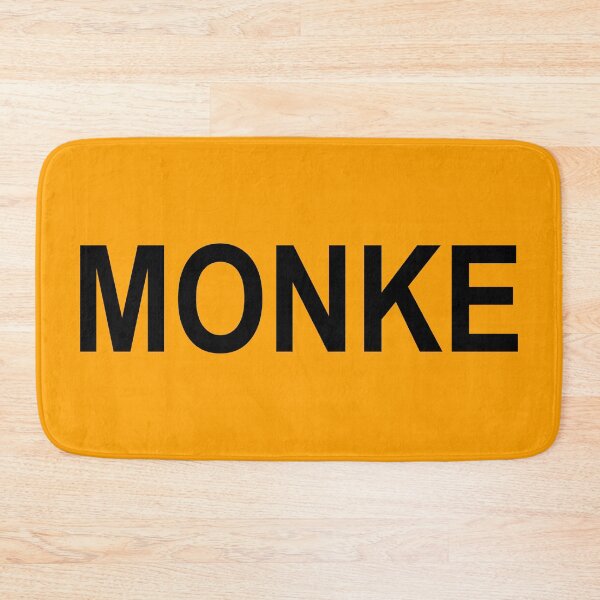 Item preview, Monke Black text designed and sold by Qestro.