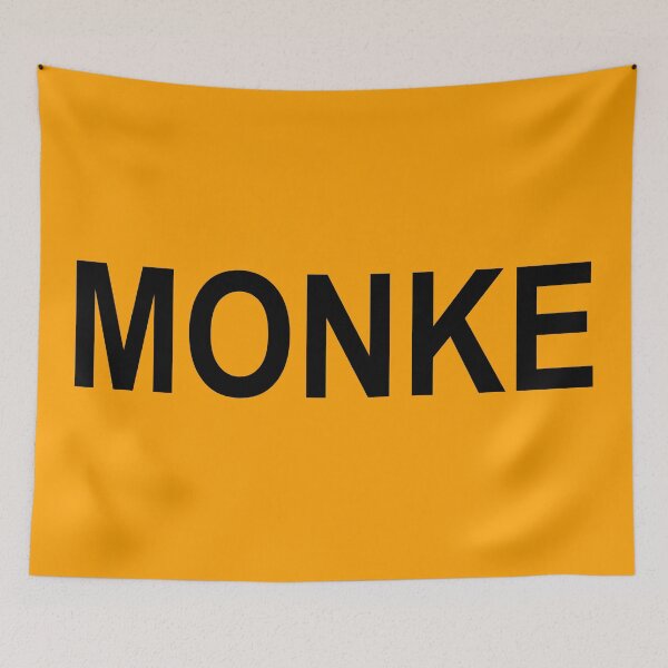 Item preview, Monke Black text designed and sold by Qestro.
