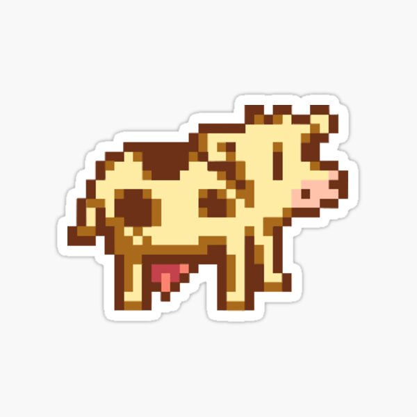 Aperçu de l'œuvre Mini vache Stardew Valley créée et vendue par emolnar522.