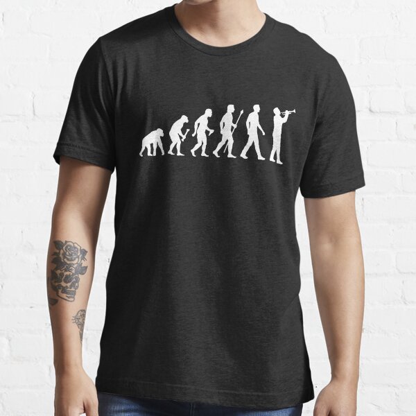 Trumpet Evolution Of Man Essential T-Shirt
