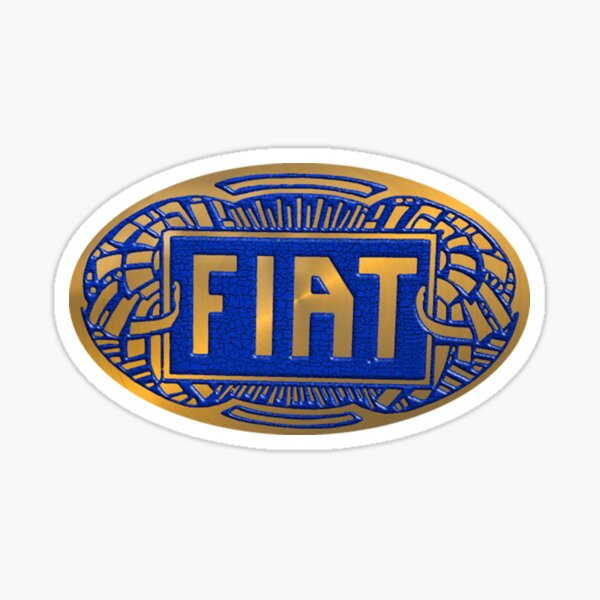 Fiat Fiat Vintage Sticker