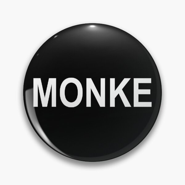 Item preview, Monke Meme White text designed and sold by Qestro.