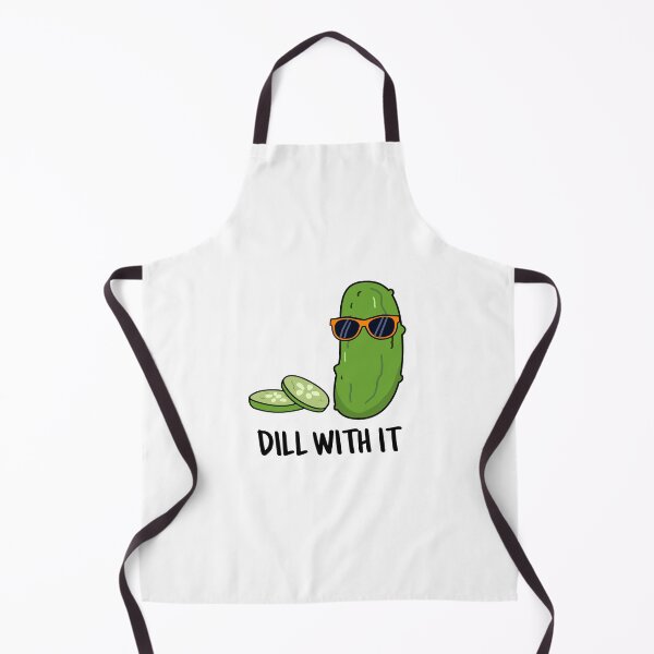 Item preview, Dill With It Funny Dill Pickle Puns designed and sold by punnybone.