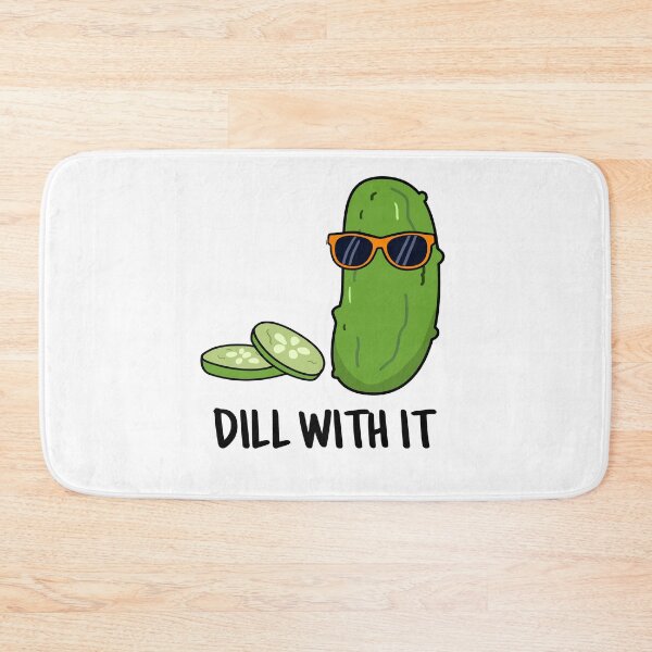 Item preview, Dill With It Funny Dill Pickle Puns  designed and sold by punnybone.