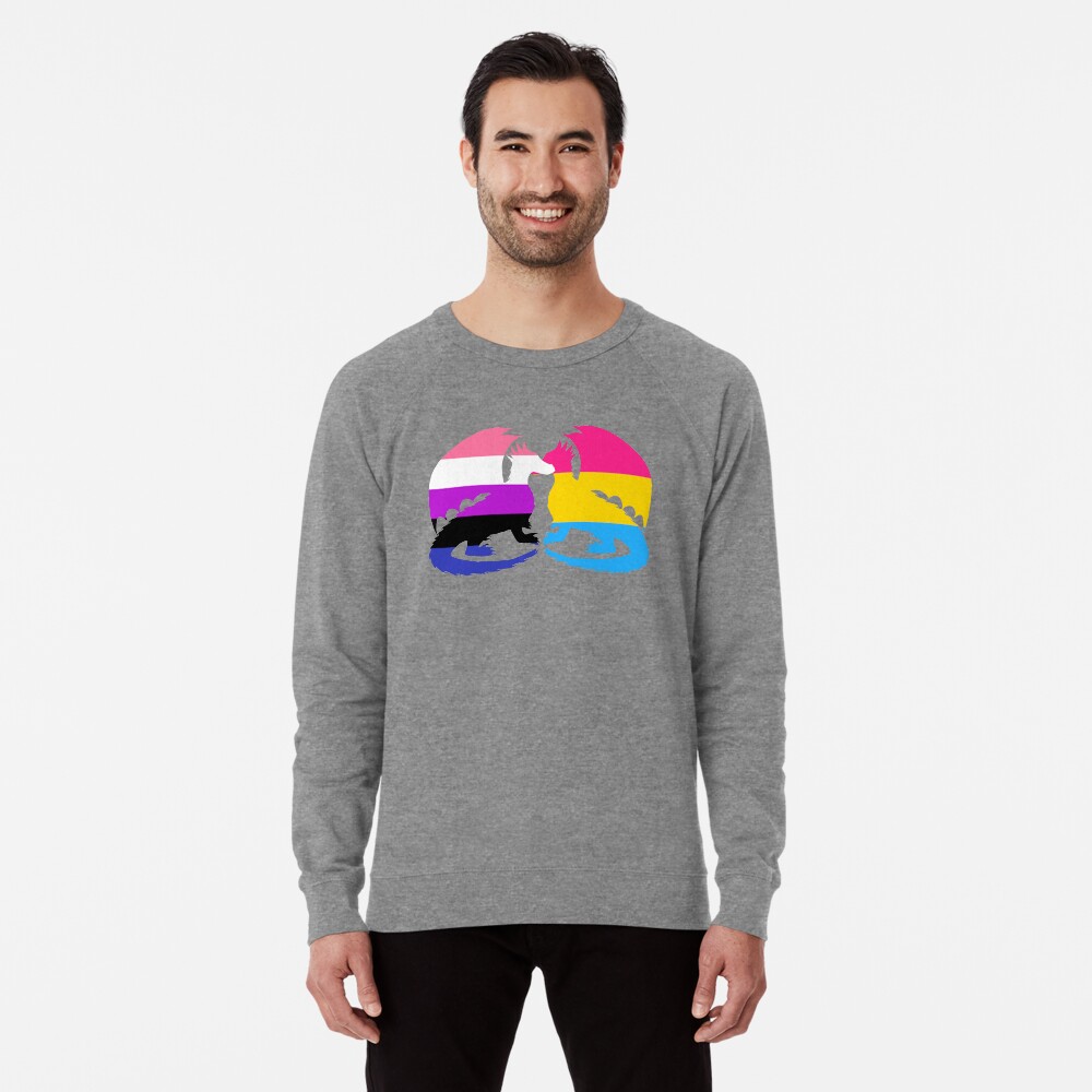 "Genderfluid Pansexual Pride Dragons" Lightweight ...