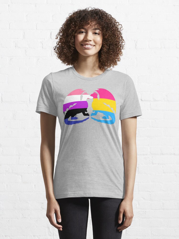 Genderfluid Pansexual Pride Dragons T Shirt For Sale By