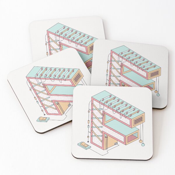 Item preview, Pastel Retro Letter F designed and sold by CynthSky.
