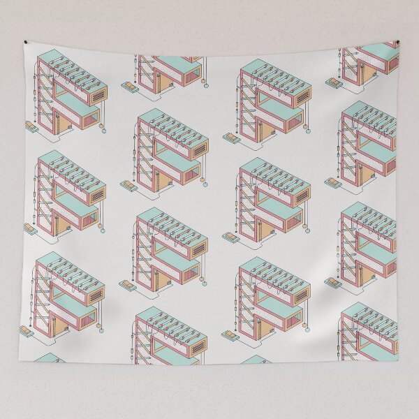 Item preview, Pastel Retro Letter F designed and sold by CynthSky.