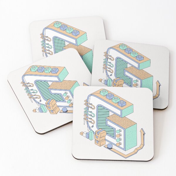 Item preview, Pastel Retro Letter G designed and sold by CynthSky.