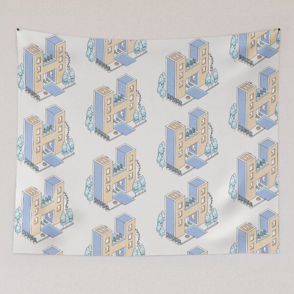 Item preview, Pastel Retro Letter H designed and sold by CynthSky.