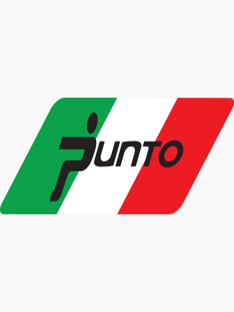 Punto logo fiat punto vinyle cut sticker autocollants 200mm x 65mm-lot de 2 gratuit livraison