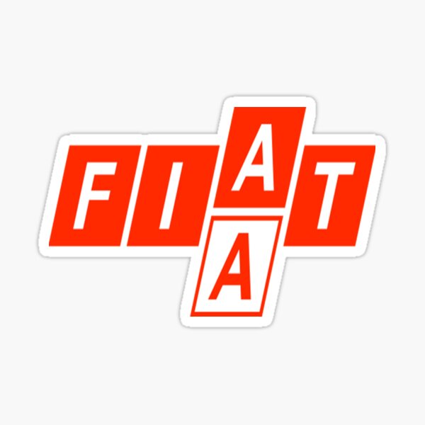 Rally FIAT AA Racing Sticker