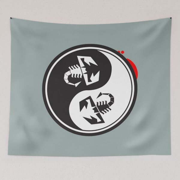 Item preview, Yin Yang Symbol Balance Scorpion designed and sold by Thorntongifts.