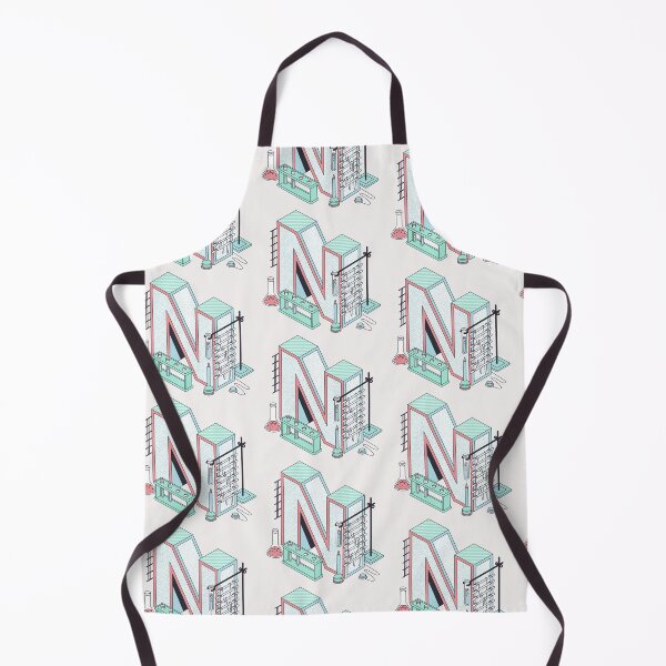 Item preview, Pastel Retro Letter N designed and sold by CynthSky.
