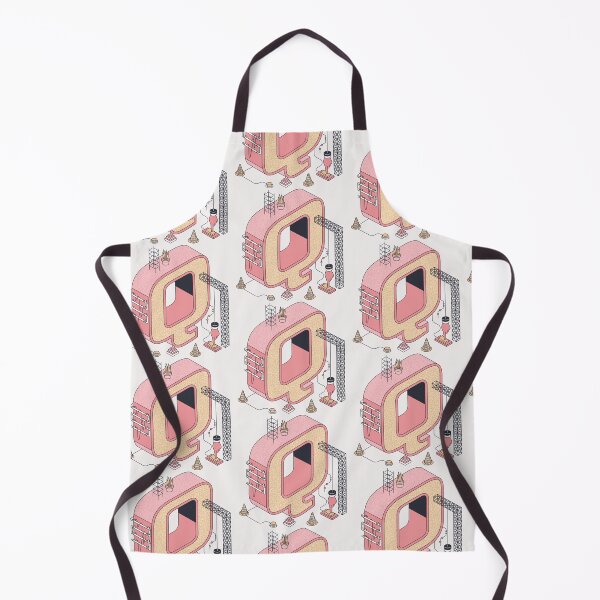 Item preview, Pastel Retro Letter Q designed and sold by CynthSky.