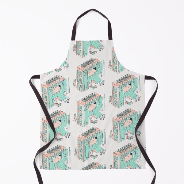 Item preview, Pastel Retro Letter R designed and sold by CynthSky.