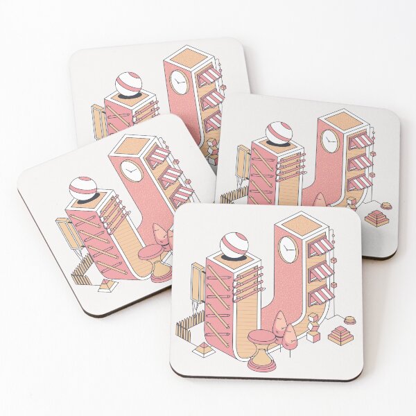 Item preview, Pastel Retro Letter U designed and sold by CynthSky.