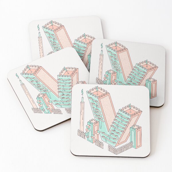 Item preview, Pastel Retro Letter V designed and sold by CynthSky.