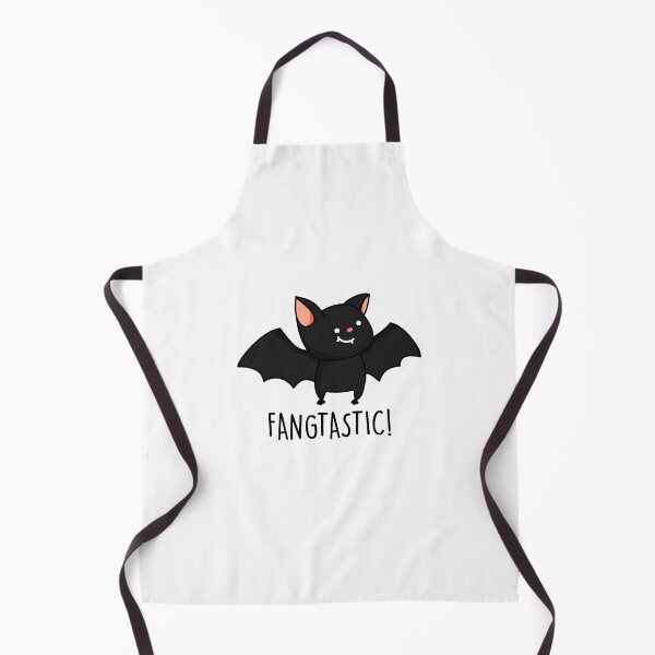Item preview, Fangtastic Funny Halloween Black Bat Puns designed and sold by punnybone.
