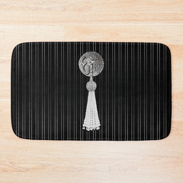 Item preview, Monogram E - Burlesque Pastie Tassel Silver designed and sold by Xarah.