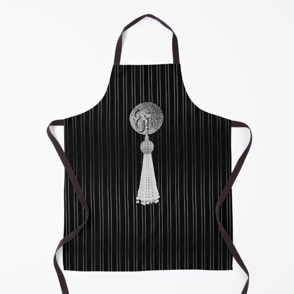Item preview, Monogram E - Burlesque Pastie Tassel Silver designed and sold by Xarah.