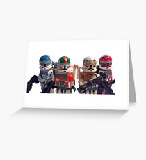 Beta Squad Greeting Card