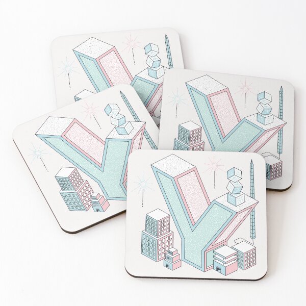 Item preview, Pastel Retro Letter Y designed and sold by CynthSky.