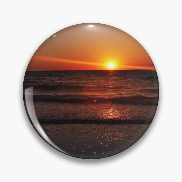 Item preview, Fiery Reflective Sunset Over The Gulf designed and sold by toddbrooney.