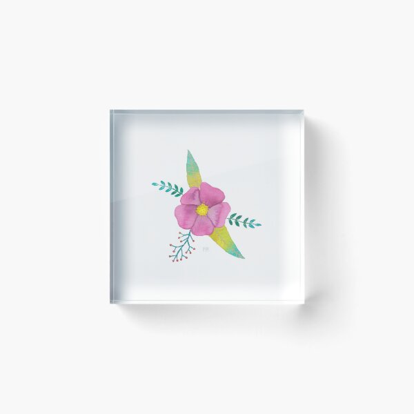 Item preview, Watercolor Flower 'Pink Oxalis' designed and sold by Marlies81.