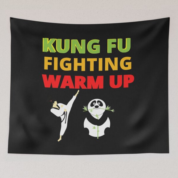 Item preview, Kung Fu Fighting Warm Up designed and sold by lotusbud.