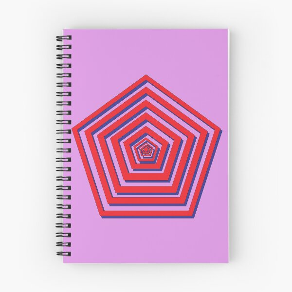 Item preview, Red Pentagon with Blue Shadow designed and sold by Justin Latimer.