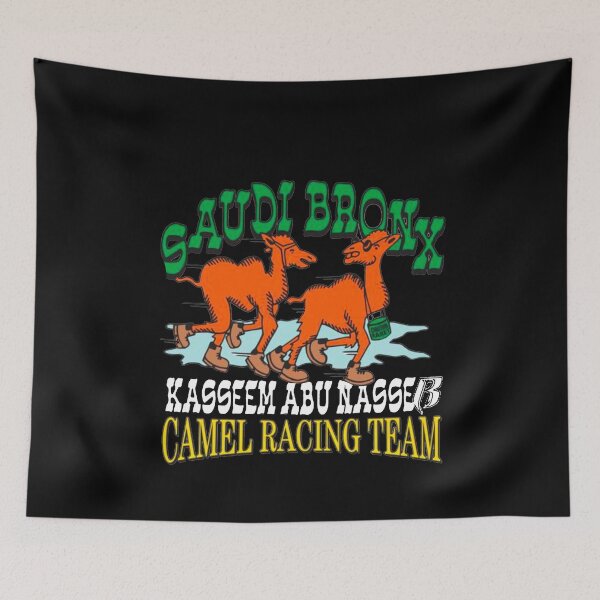 Item preview, Saudi Bronx - camel racing team designed and sold by NomiBee.