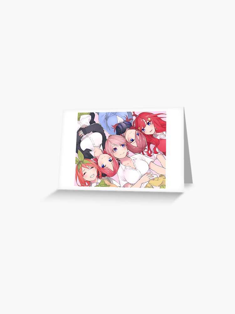 5Toubun no Hanayome - Quintuplets Greeting Card for Sale by Kami-Anime