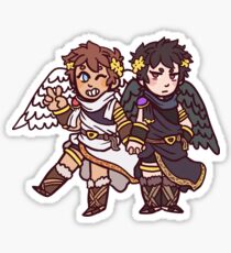 Grube und dunkle Grube Sticker