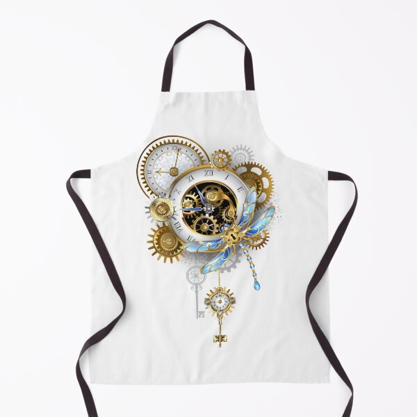 Item preview, Steampunk Dragonfly with Clock designed and sold by Blackmoon9.