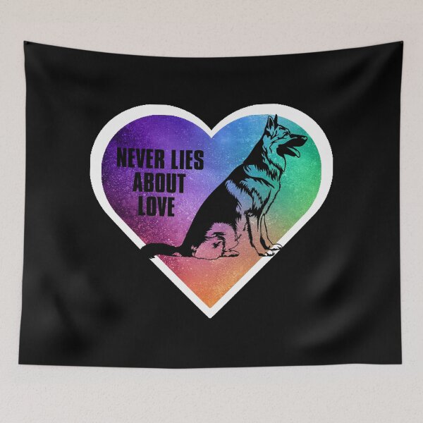 Item preview,   Long hair German Shepherd silhouette designed and sold by josephfanous.