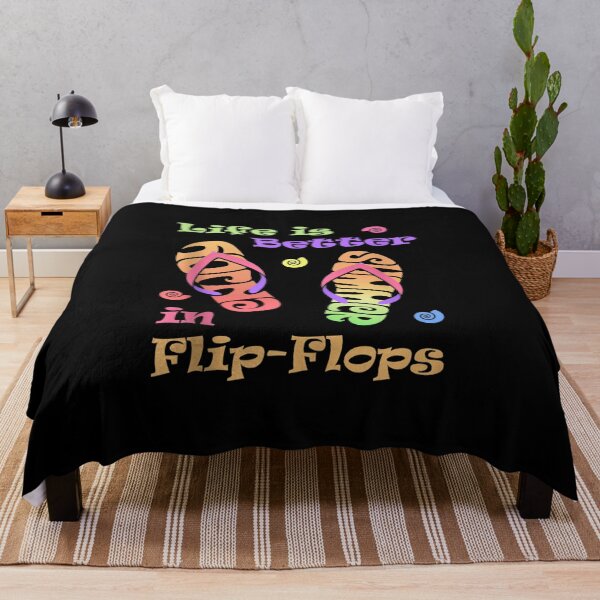 Item preview, La vida es mejor en Flip-Flops Vacaciones de verano designed and sold by Bianka Langosh.