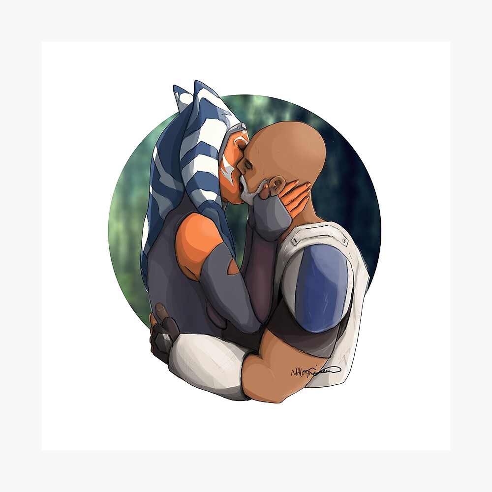 Rex and Ahsoka Kiss