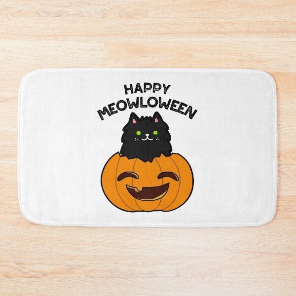 Item preview, Happy Meowloween Funny Halloween Black Cat Puns  designed and sold by punnybone.
