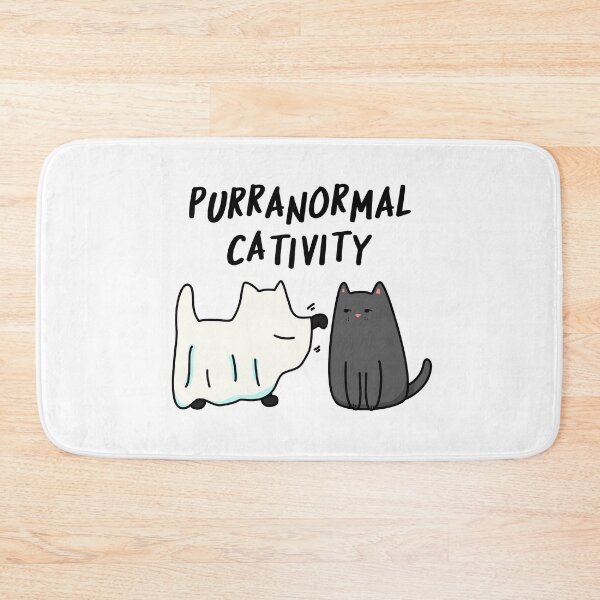 Item preview, Purranormal Cativity Funny Halloween Cat Puns  designed and sold by punnybone.