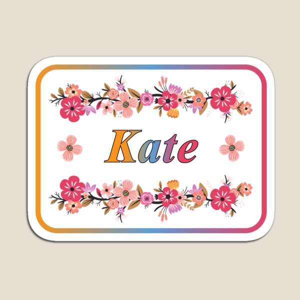 Aperçu de l'œuvre Nom de Kate créée et vendue par MbBullMbShield.