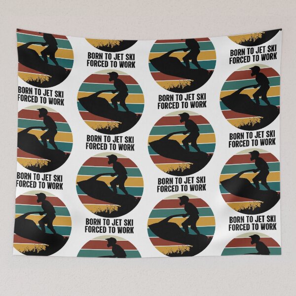 Item preview, Born To Jet Ski Forced To Work | Personal Water Craft designed and sold by GravitiTees.
