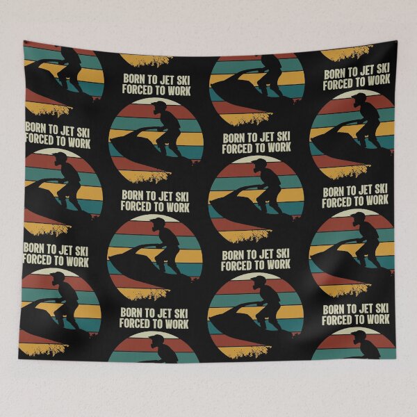 Item preview, Born To Jet Ski Forced To Work | Water Sports designed and sold by GravitiTees.