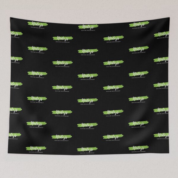 Item preview, Node.js Runtime Environment Paint Smear designed and sold by Code Wear.