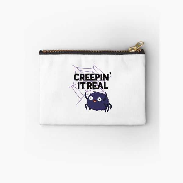 Item preview, Creeping It Real Funny Halloween Spider Puns  designed and sold by punnybone.